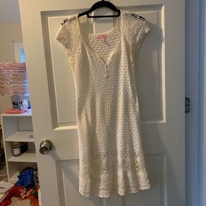 CROCHETED WHITE DRESS